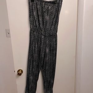 Black and white jumpsuit